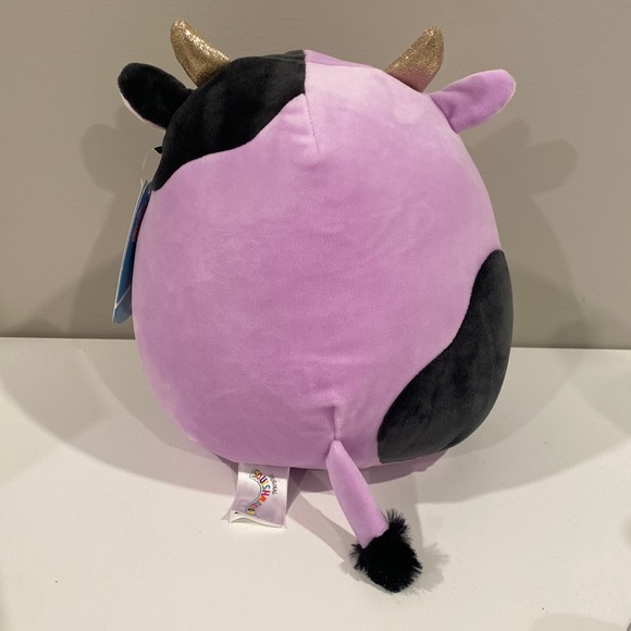 Squishmallow Alexie the Cow 8” Gold Horns NWT - Picture 2 of 4
